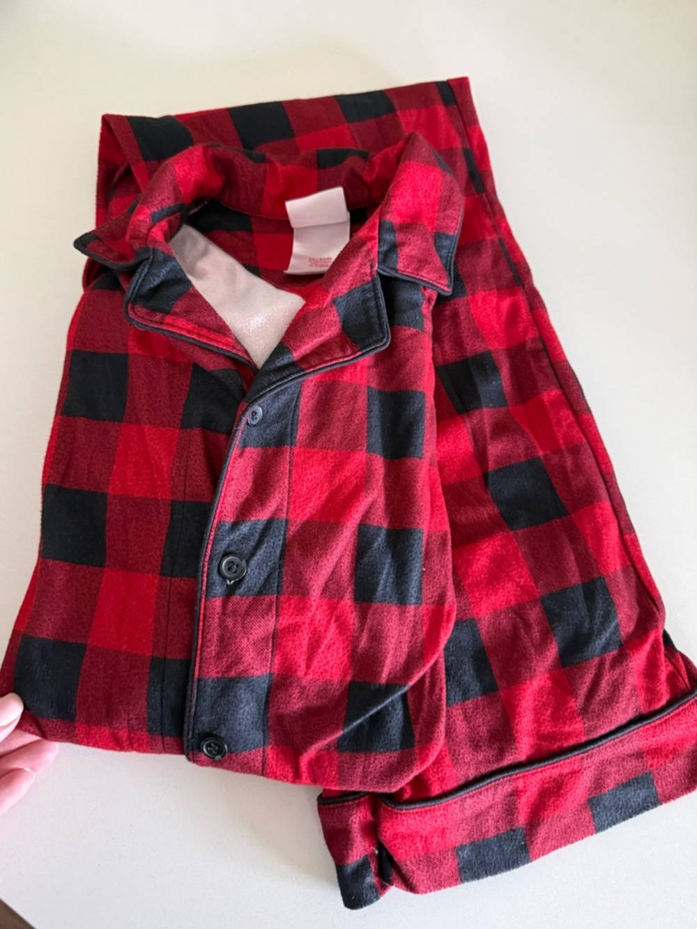 Wondershop Red and Black Buffalo Plaid Kids Pajama Set